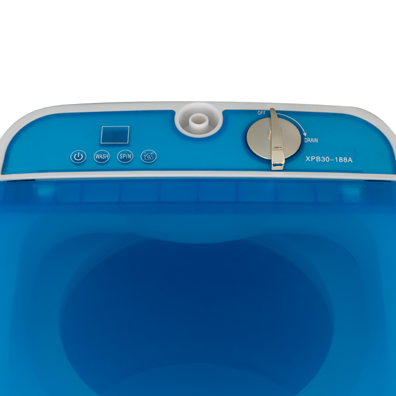 Lavatrice portatile da 3 kg, dimensioni compatte, funzionamento silenzioso, grande capacità di centrifuga con perfetta funzione di centrifuga